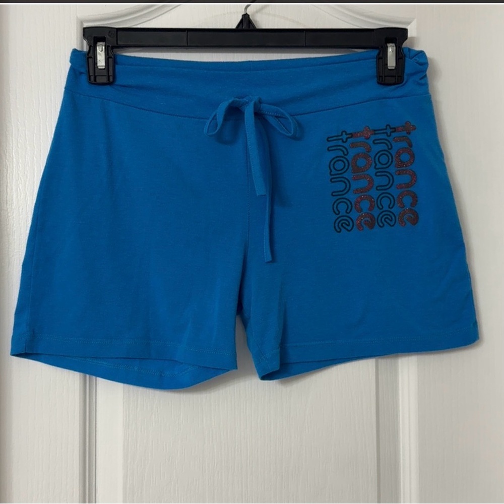 Pink Blue lounge drawstring shorts “Trance” Size XL